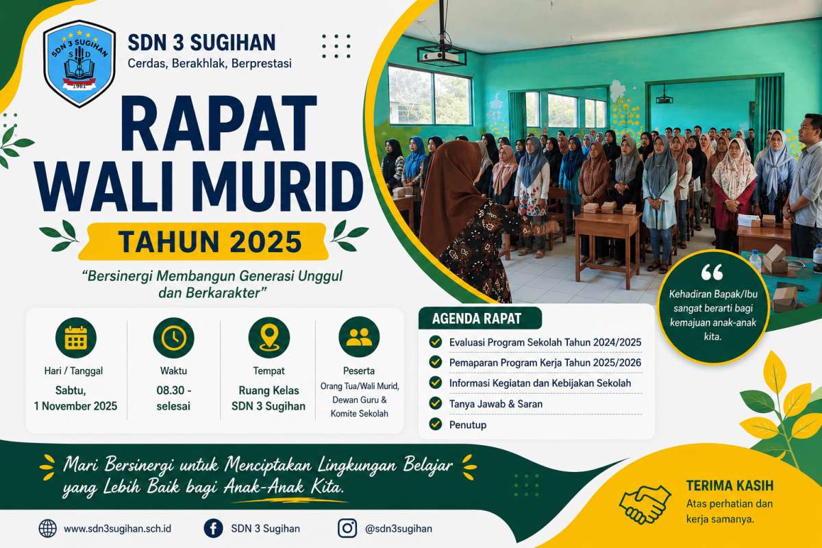 Rapat Wali Murid Tahun Ajaran 2025/2026