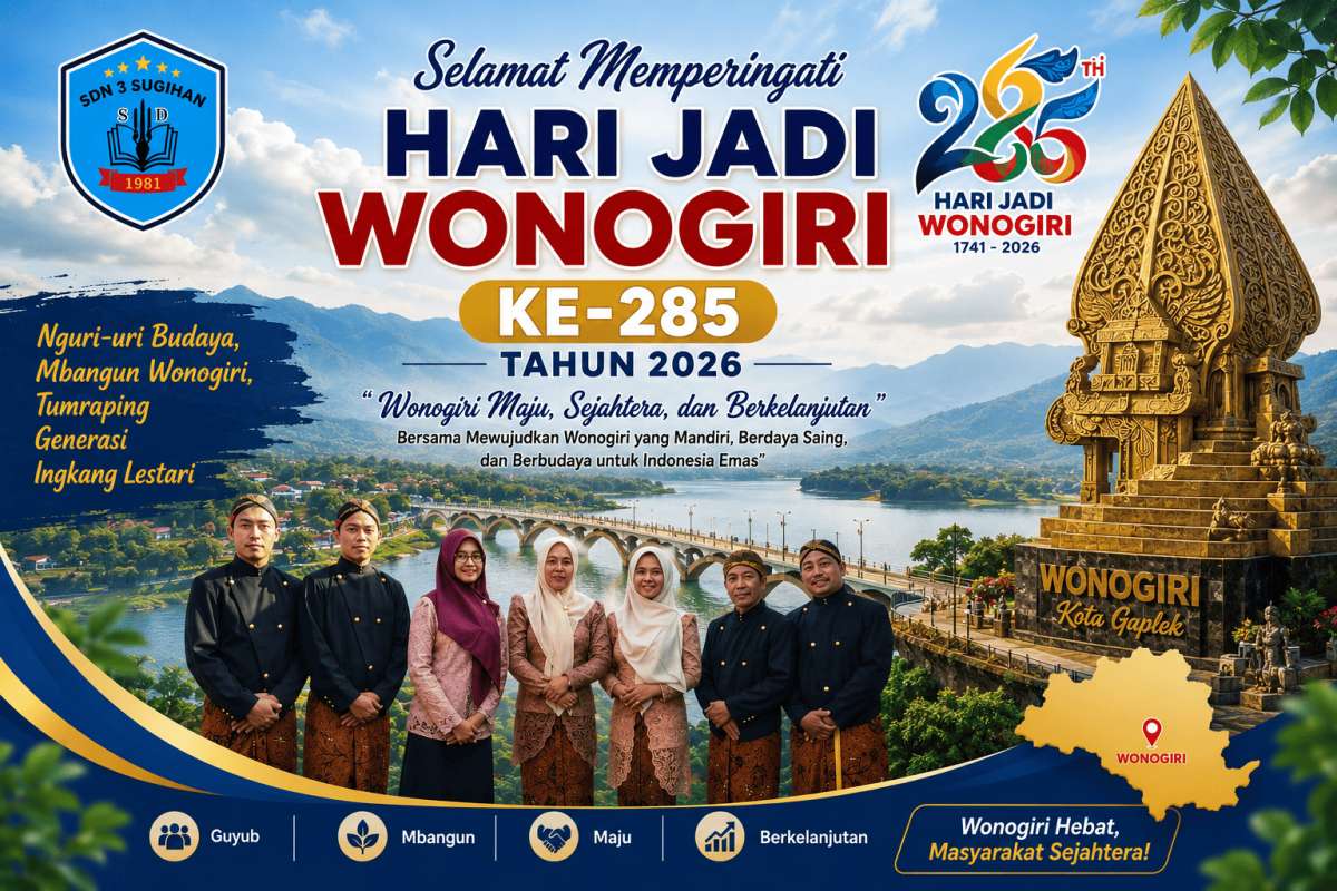 Peringatan Hari Jadi Wonogiri Tahun 2026: Menumbuhkan Semangat Melestarikan Budaya dan Membangun Daerah